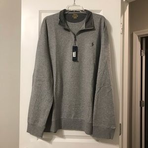 Men Polo Lightweight Pullover in Gray
